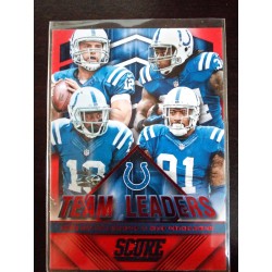2015 Score - Team Leaders - Red Jonathan Newsome, T.Y. Hilton, Trent Richardson, Andrew Luck
