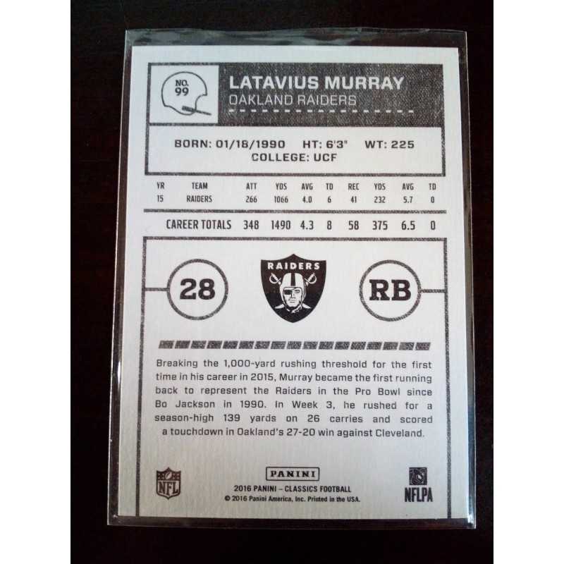 2016 Panini Classics - Glossy Latavius Murray