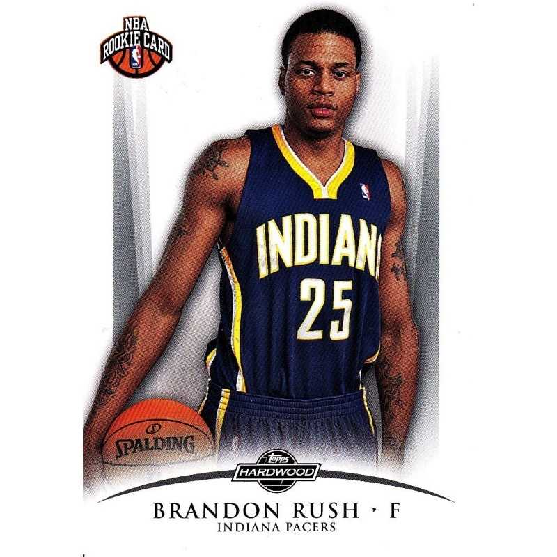 BRANDON RUSH 2008-09 TOPPS HARDWOOD RC /2009 (B)