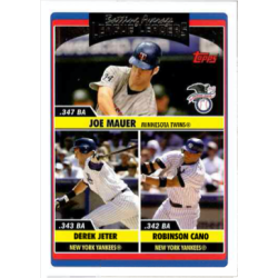 MAUER / JETER / CANO 2006 TOPPS LEAGUE LEADERS