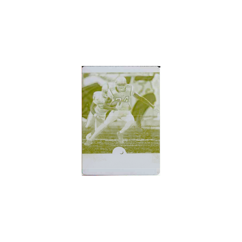 MICHAEL JENKINS 2012 SCORE PRINTING PLATE YELLOW 1/1