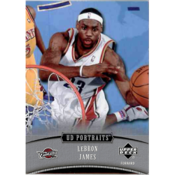 LEBRON JAMES 2005-06 UD PORTRAITS SPECTRUM /75