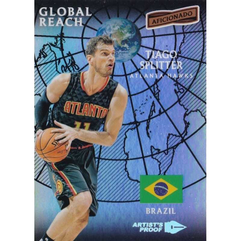 TIAGO SPLITTER 2016-17 PANINI AFICIONADO GLOBAL REACH ARTIST'S PROOF