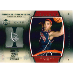 MARCUS WILLIAMS 2006-07 UD TRILOGY ROOKIE PREMIERE /499