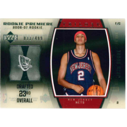 JOSH BOONE 2006-07 UD TRILOGY ROOKIE PREMIERE /499