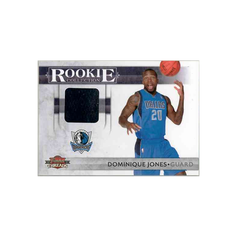 DOMINIQUE JONES 2010-11 PANINI THREADS ROOKIE COLLECTION JERSEY /399