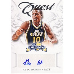 ALEC BURKS 2012 PANINI CRUSADE QUEST AUTO