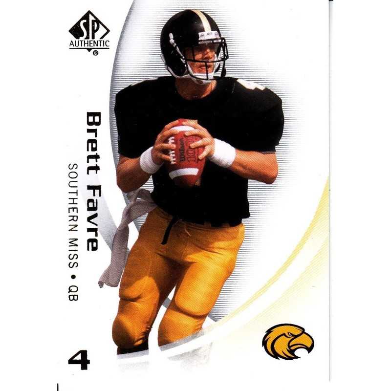 BRETT FAVRE 2010 UPPER DECK SP AUTHENTIC