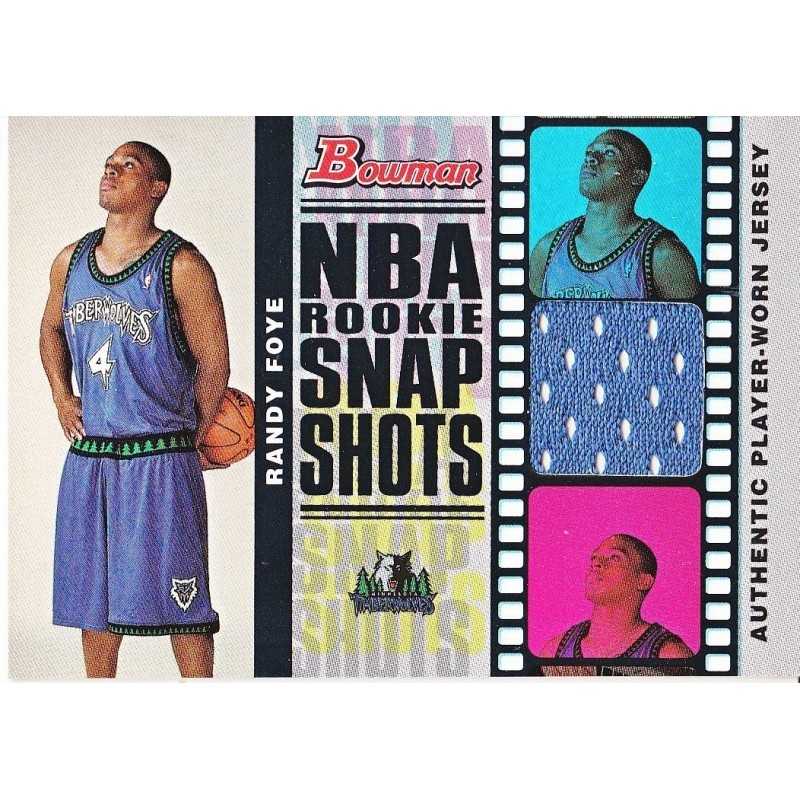 RANDY FOYE 2006-07 BOWMAN ROOKIE SNAP SHOTS JERSEY /199