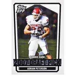 ADRIAN PETERSON 2007 TOPPS DPP CHROME SILVER ROOKIE /299