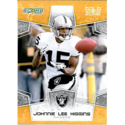 JOHNNIE LEE HIGGINS 2008 SCORE GOLD ZONE /400