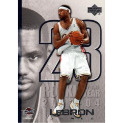 LEBRON JAMES 2005 UPPER DECK ROOKIE OF THE YEAR LJ29