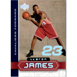 LEBRON JAMES 2003 UD SUPERSTARS ROOKIE INSERT LBJ-3