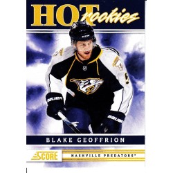 BLAKE GEOFFRION 2011-12 SCORE " HOT ROOKIE "