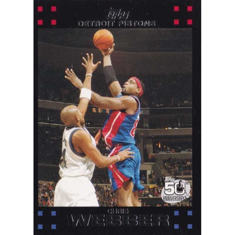 CHRIS WEBBER 2007-08 TOPPS