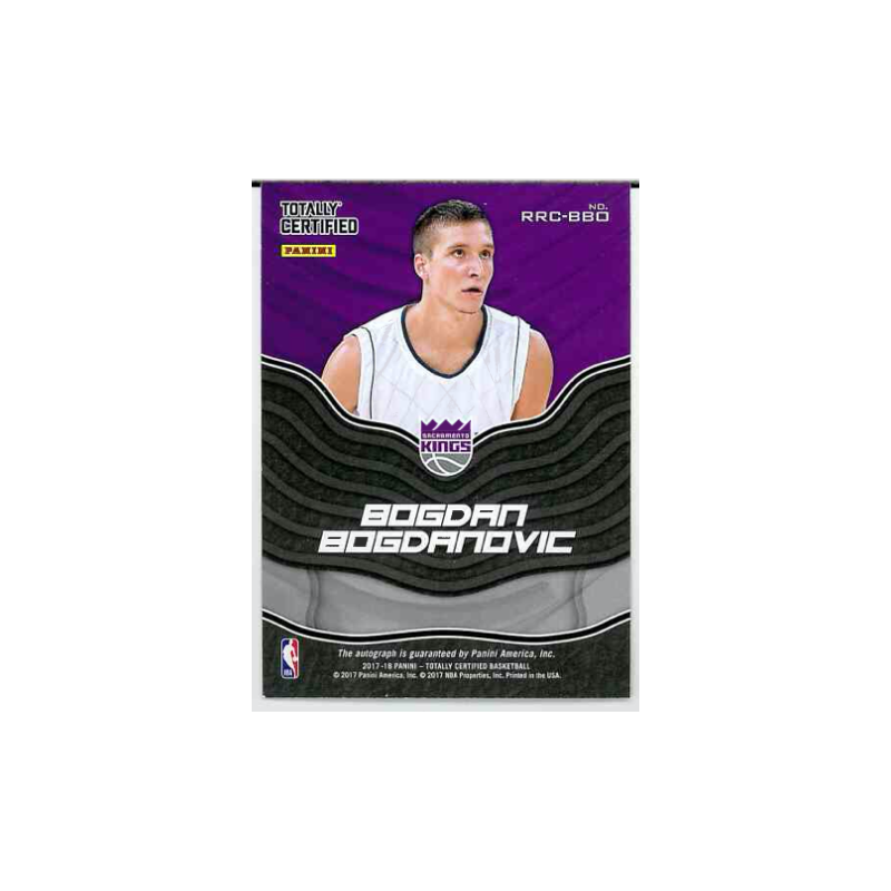 BOGDAN BOGDANOVIC 2017-18 TOTALLY CERTIFIED ROOKIE ROLL CALL RC AUTO