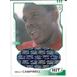 KELLY CAMPBELL 2002 SAGE HIT EMERALD AUTO
