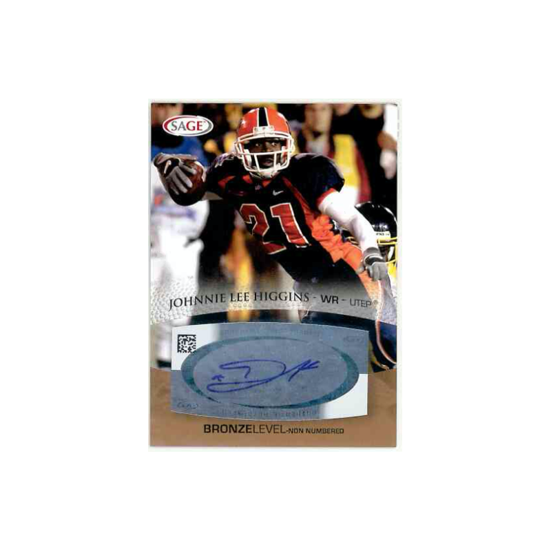 JOHNNIE LEE HIGGINS 2007 SAGE BRONZE LEVEL AUTO