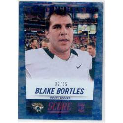 BLAKE BORTLES 2014 SCORE ARTIST PROOF BLUE ROOKIE /35