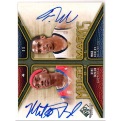MIKE TAYLOR / MIKE CONLEY 2009-10 SP GAME USED DUAL AUTO