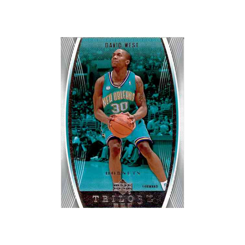 DAVID WEST 2006-07 UPPER DECK TRILOGY
