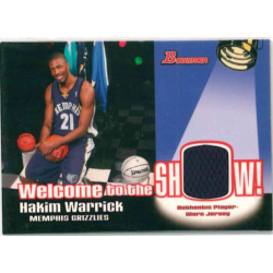 HAKIM WARRICK 2005 BOWMAN WELCOME TO SHOW JERSEY