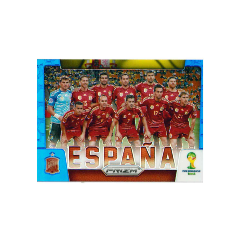 ESPANA 2014 PANINI PRIZM WORLD CUP BLUE PRIZM /199