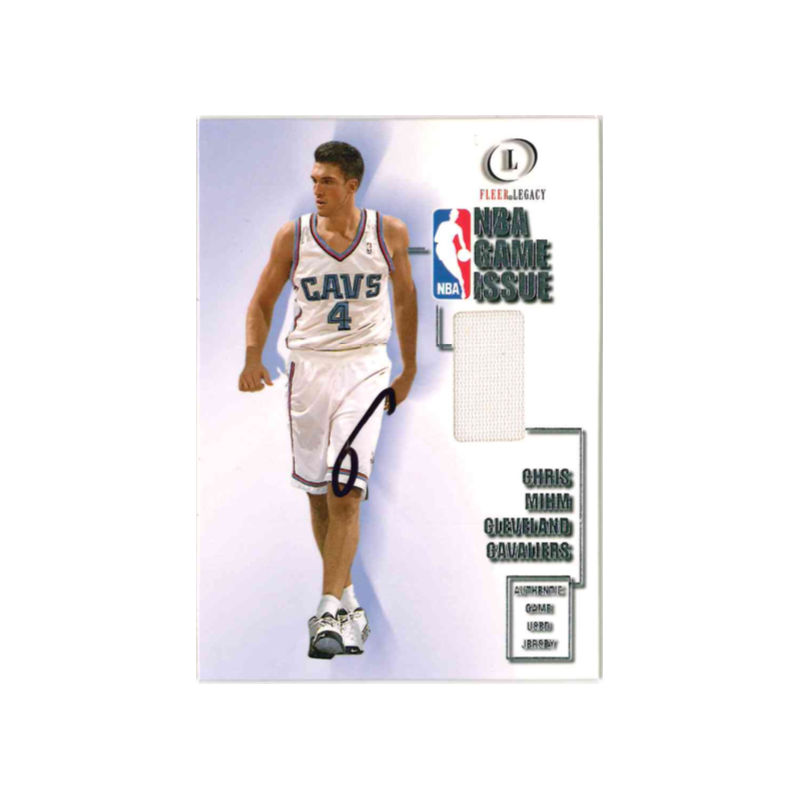 CHRIS MIHM 2000-01 FLEER LEGACY JERSEY