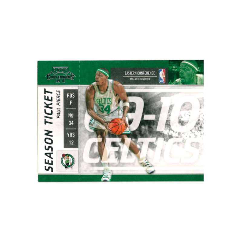 PAUL PIERCE 2009-10 PLAYOFF CONTENDERS SEASON TICKET