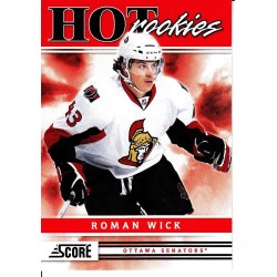 ROMAN WICK 2011-12 SCORE RC " HOT ROOKIE "