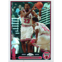 SCOTTIE PIPPEN 2003-04 TOPPS CHROME REFRACTOR