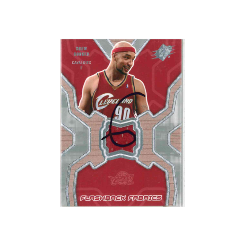 DREW GOODEN 2007-08 SPX FLASHBACK FABRICS JERSEY