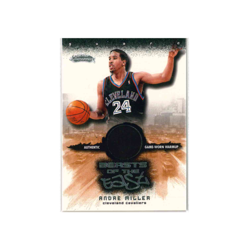 ANDRE MILLER 2001-02 FLEER SHOWCASE BEASTS OF THE EAST JERSEY