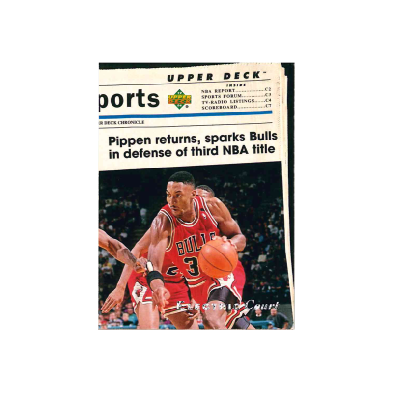 SCOTTIE PIPPEN 1994 UPPER DECK CHRONICLE SECTION C ELECTRIC COURT