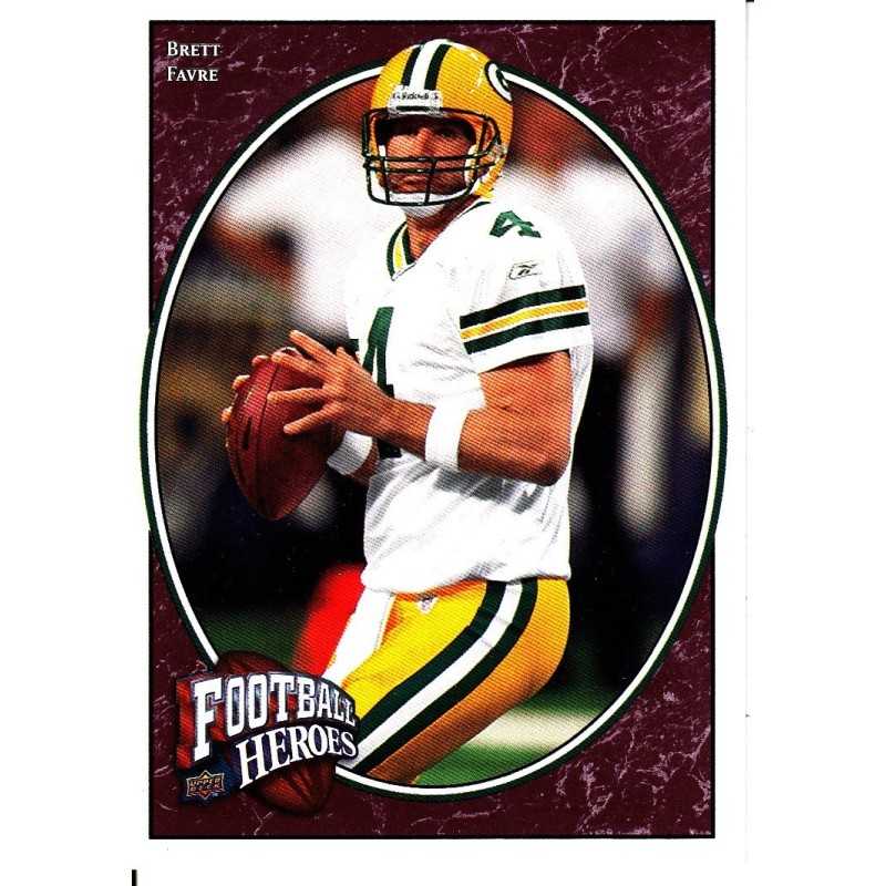 BRETT FAVRE 2008 UD FOOTBALL HEROES - 8