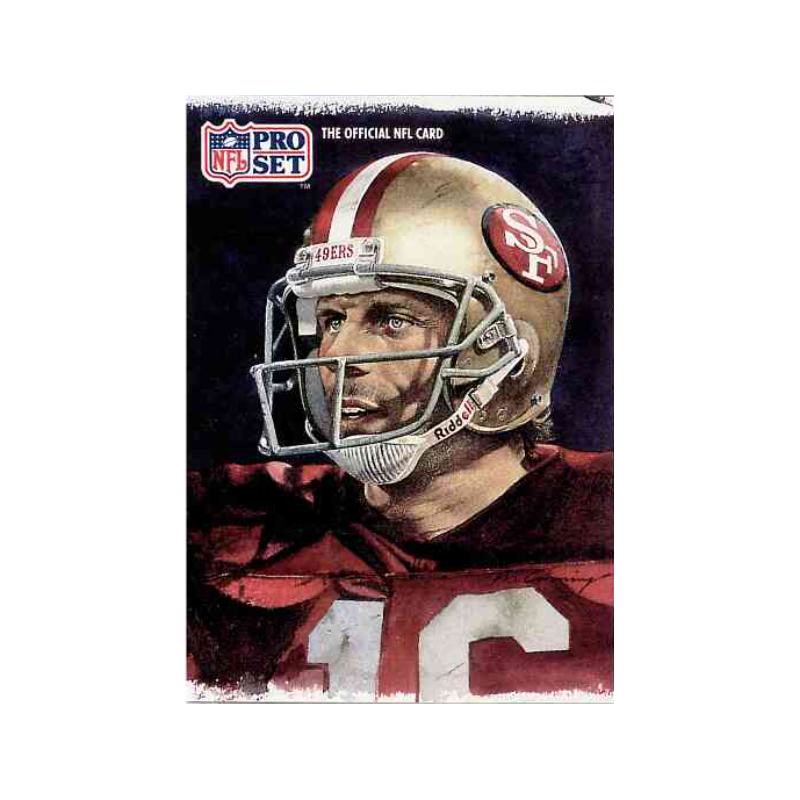 JOE MONTANA 1991 PRO SET ALL-NFC TEAM