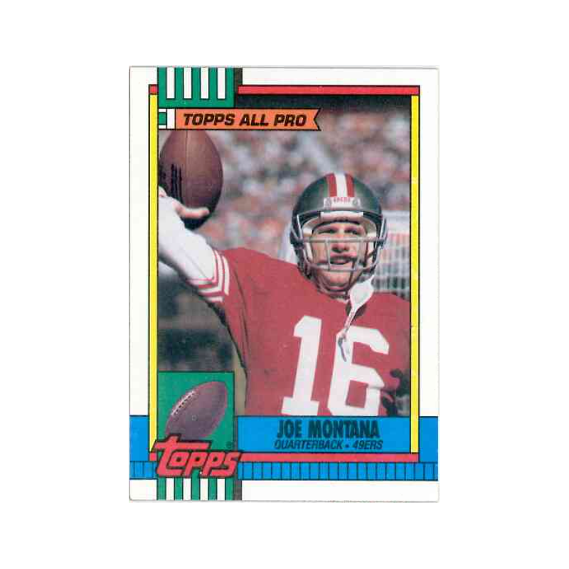 JOE MONTANA 1990 TOPPS ALL PRO