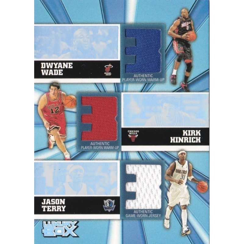 WADE / HINRICH / TERRY 2005 TOPPS LUXURY BOX TRIPLE JERSEY TR-WHT 243/250