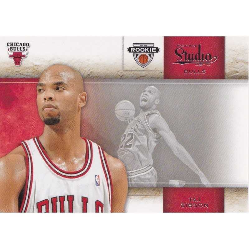 TAJ GIBSON 2009-10 PANINI STUDIO ROOKIE