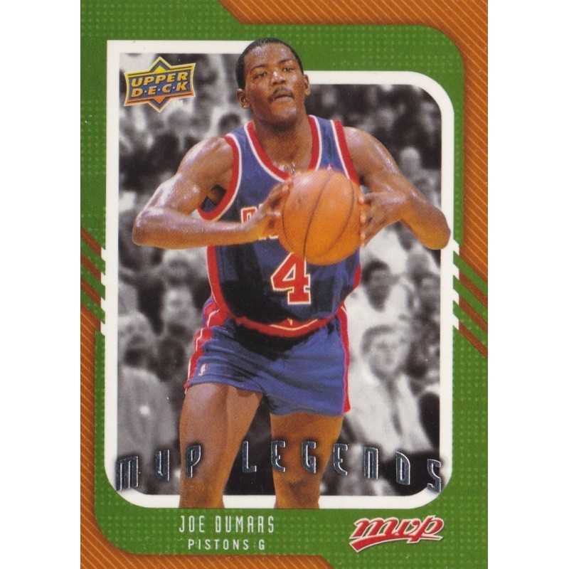 JOE DUMARS 2008-09 UPPER DECK MVP