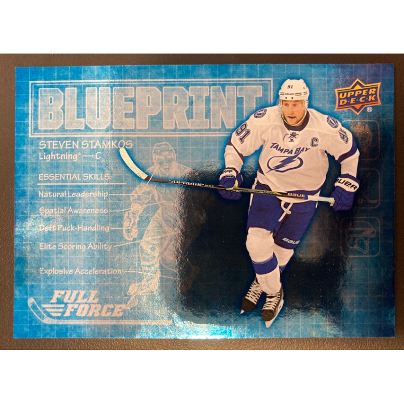 STEVEN STAMKOS 2015-16 FULL FORCE BLUEPRINT