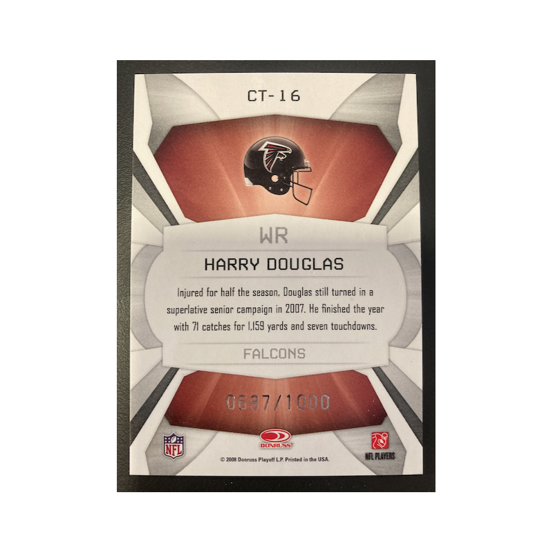 HARRY DOUGLAS 2008 LEAF ROOKIES & STARS CROSS TRAINING /1000