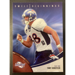 TONY SCHEFFLER 2006 UD SWEET SPOT SWEET BEGINNINGS ROOKIE /699