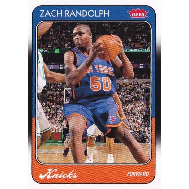 ZACH RANDOLPH 2008-09 FLEER 1988-89 RETRO