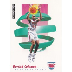 DERRICK COLEMAN 1991-92 SKYBOX