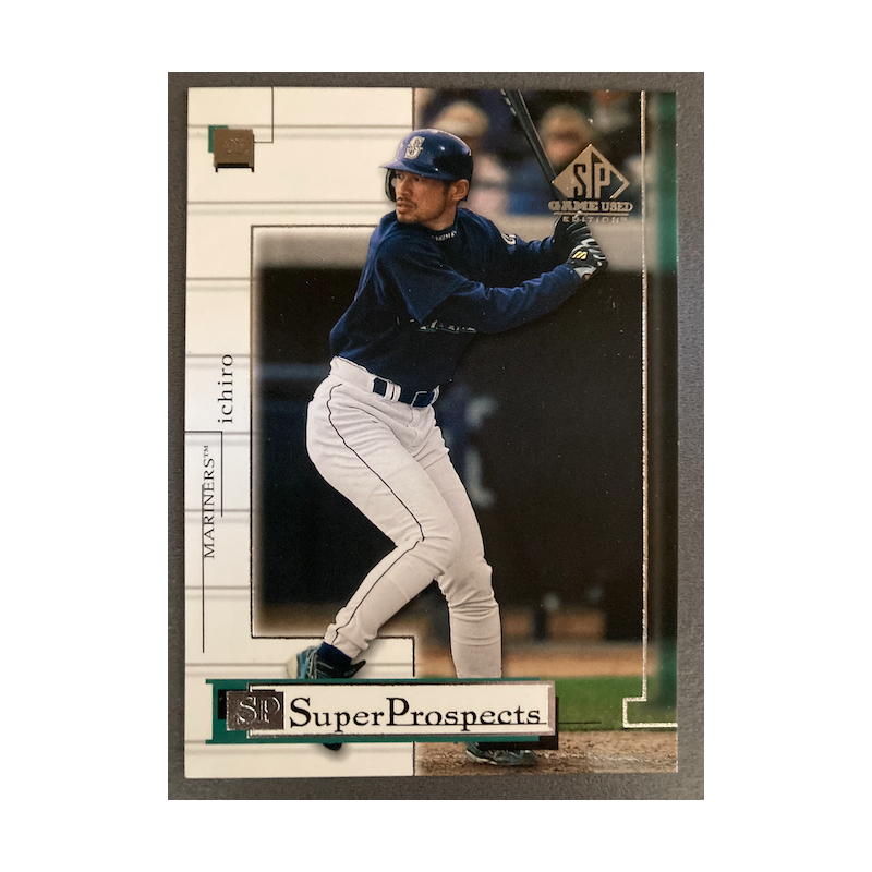 ICHIRO SUZUKI 2001 UPPERDECK SP GAME USED RC 63 276/500