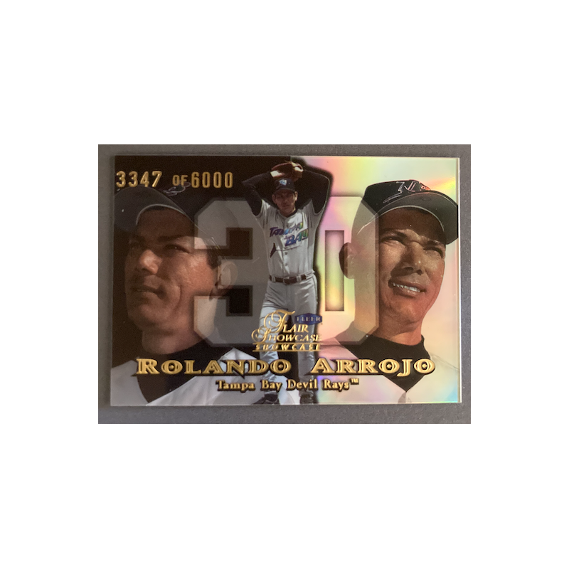 ROLANDO ARROJO 1999 FLAIR SHOWCASE ROW1 3347/6000