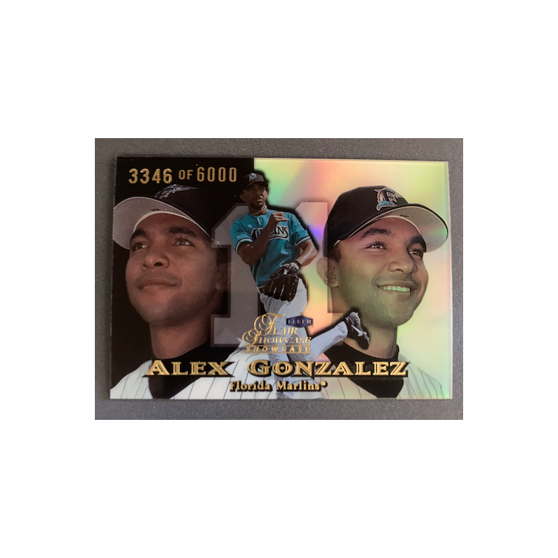 ALEX GONZALEZ 1999 FLAIR SHOWCASE ROW1 3346/6000