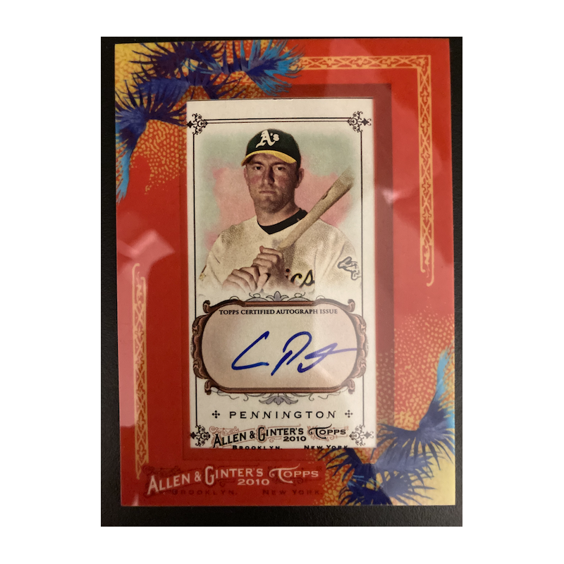 CLIFF PENNINGTON 2010 TOPPS ALLEN & GINTER'S AUTOGRAPH AGA-CP