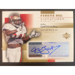 JOEY GALLOWAY 2004 UPPERDECK FINITE SIGNATURES 17/25